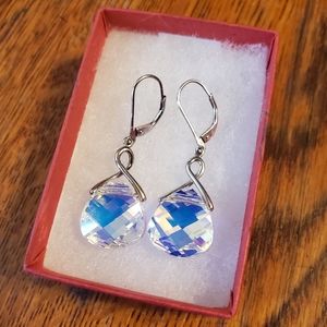 Crystal drop earrings